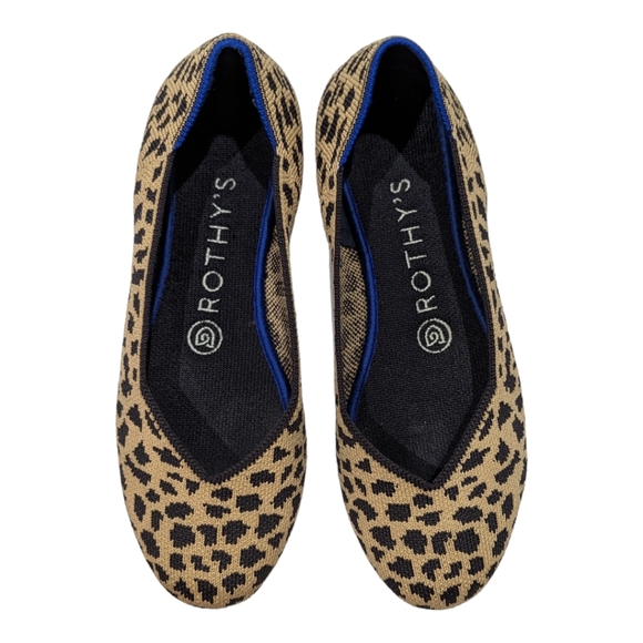 Rothy's Shoes - Rothy’s The Flat Round Toe in Animal Print Retired, Size 6.5